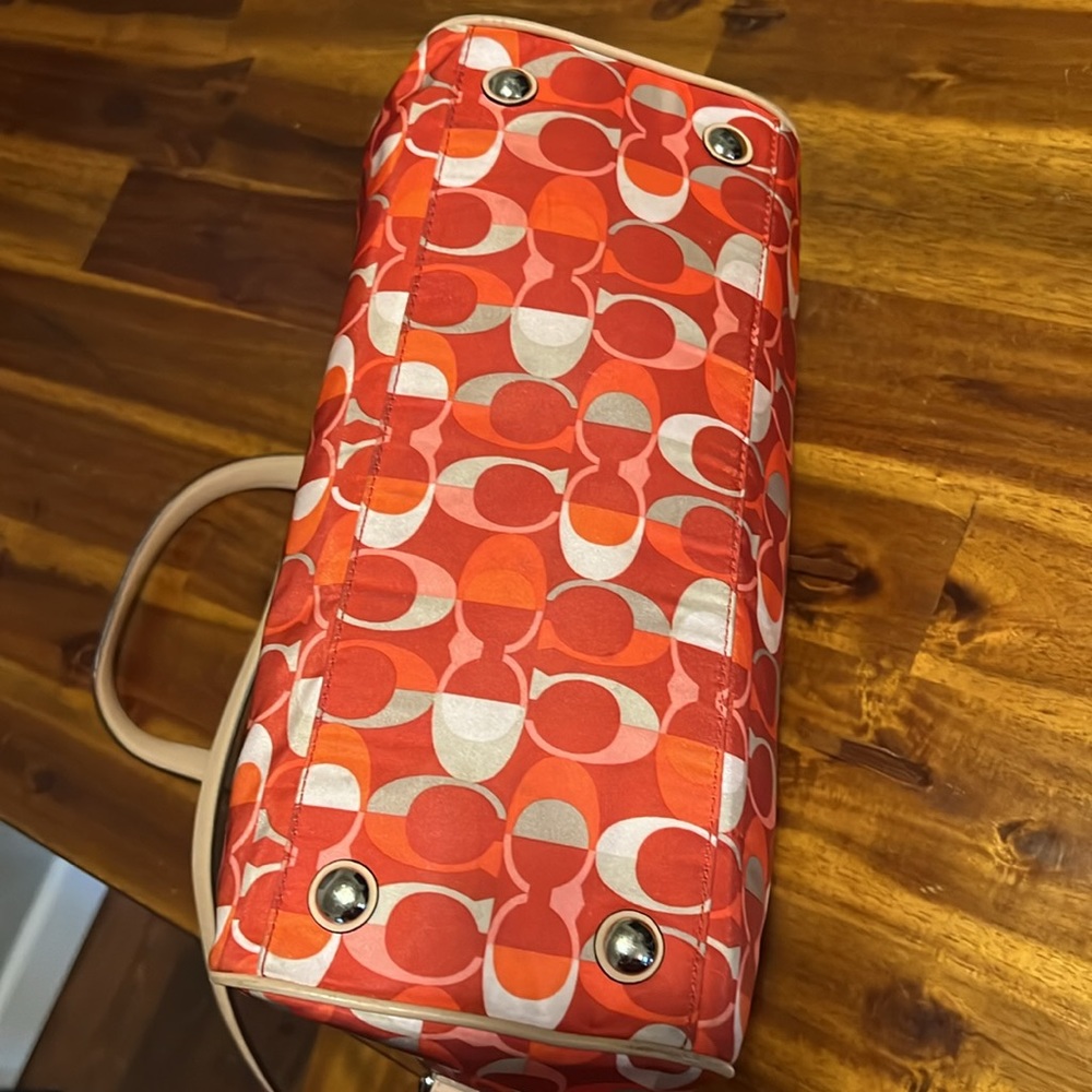 Coach Vermillion Multicolor Purse - Picture 5 of 6
